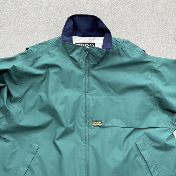 Zero Restriction Jacket Mens Extra Large Green Golf Golfing Windbreaker USA - Picture 9 of 14